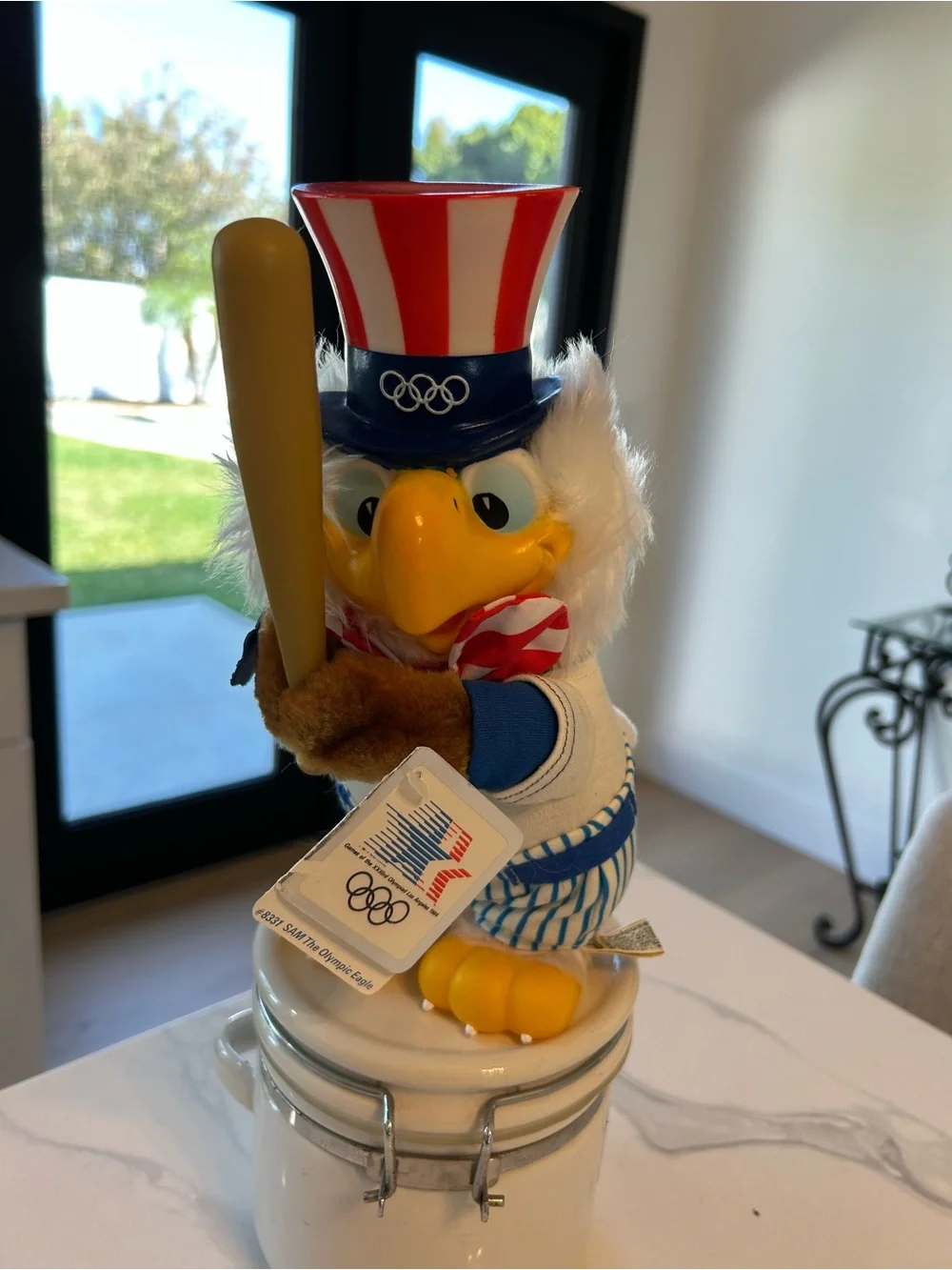 Applause 1980 Olympic Uncle Sam Eagle- Red, White & Blue